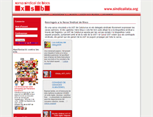 Tablet Screenshot of historia.sindicalista.org
